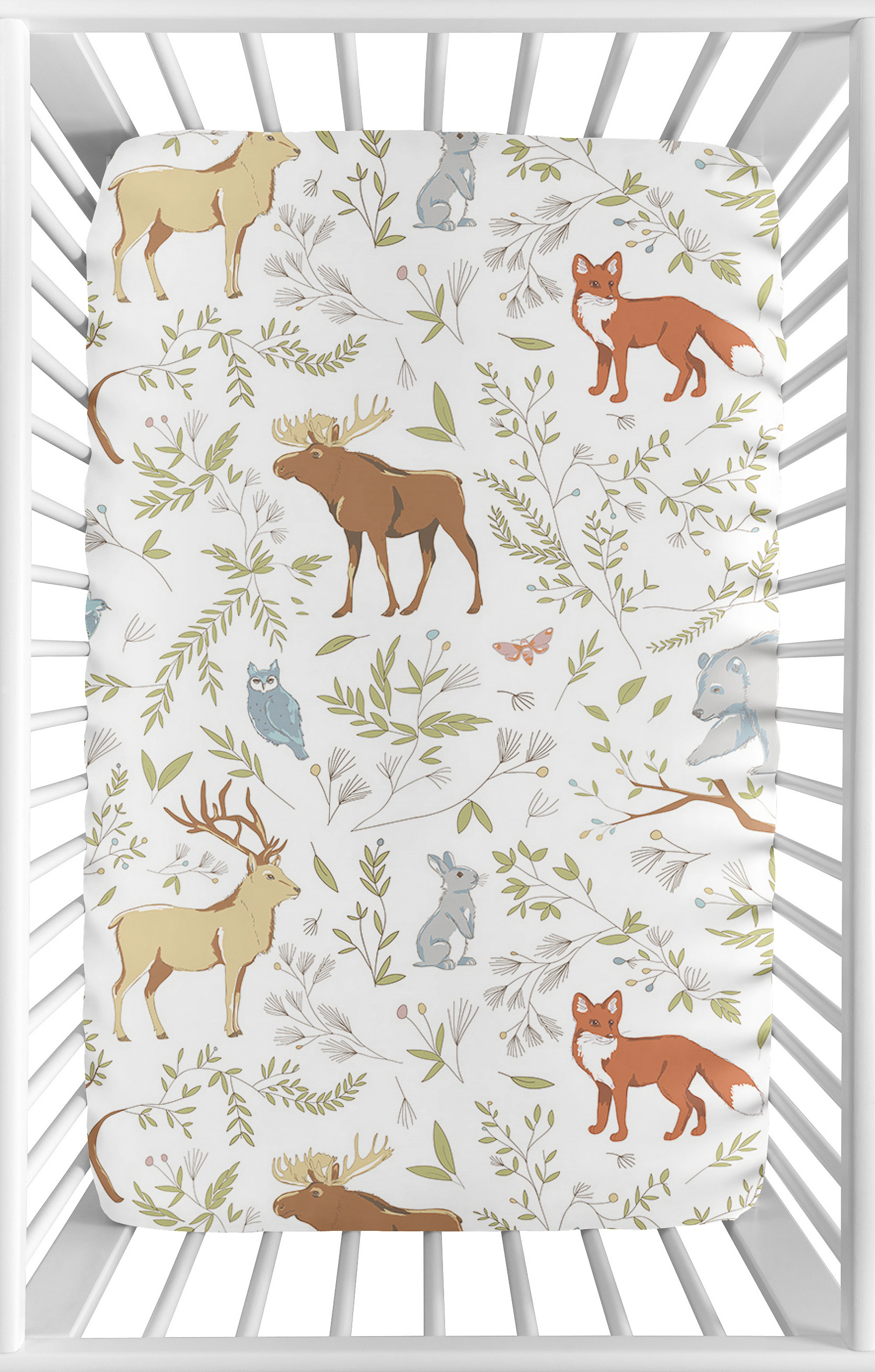 Woodland crib sheets sale